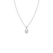 Minimal Teardrop Diamond Necklace in Gold – Elegant Drop Pendant | JewelVerra