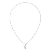 Minimal Teardrop Diamond Necklace in Gold – Elegant Drop Pendant | JewelVerra