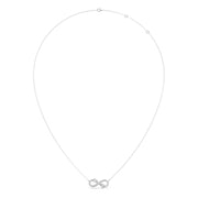 Infinity Heart Diamond Necklace – Gold Pendant for Women | JewelVerra