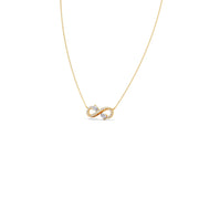 Infinity Heart Diamond Necklace – Gold Pendant for Women | JewelVerra