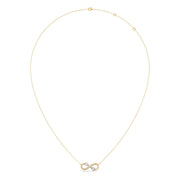 Infinity Heart Diamond Necklace – Gold Pendant for Women | JewelVerra