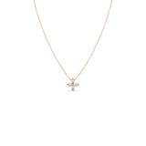 Floral Marquise Diamond Pendant Necklace – Elegant Gold Jewelry for Women | JewelVerra