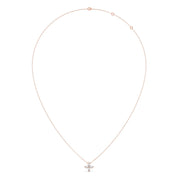 Floral Marquise Diamond Pendant Necklace – Elegant Gold Jewelry for Women | JewelVerra