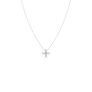 Floral Marquise Diamond Pendant Necklace – Elegant Gold Jewelry for Women | JewelVerra