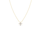 Floral Marquise Diamond Pendant Necklace – Elegant Gold Jewelry for Women | JewelVerra