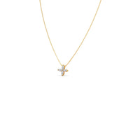 Floral Marquise Diamond Pendant Necklace – Elegant Gold Jewelry for Women | JewelVerra