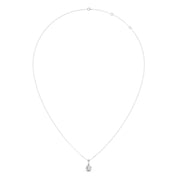 Round Diamond Pendant Necklace – Classic Solitaire Design in Yellow, Rose & Silver Gold | JewelVerra