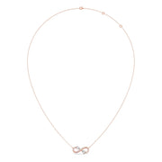 Infinity Heart Diamond Necklace – Gold Pendant for Women | JewelVerra
