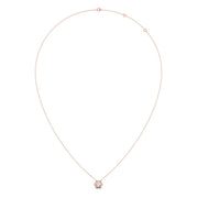 Hexagon Diamond Pendant Necklace – Geometric Gold Jewelry for Women | JewelVerra