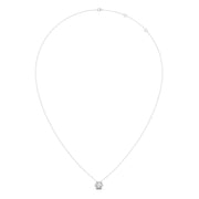 Hexagon Diamond Pendant Necklace – Geometric Gold Jewelry for Women | JewelVerra