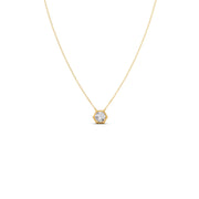 Hexagon Diamond Pendant Necklace – Geometric Gold Jewelry for Women | JewelVerra