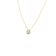 Hexagon Diamond Pendant Necklace – Geometric Gold Jewelry for Women | JewelVerra