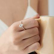 Marquise Diamond Engagement Ring in Yellow Gold – Pave Band Ring for Women | JewelVerra