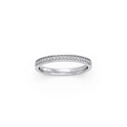 Elegant Diamond Eternity Band in Yellow Gold – Dainty & Stylish Ring | JewelVerra