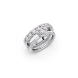 Heart Shaped Diamond Ring Set for Women – Yellow Gold | Engagement & Wedding Combo | JewelVerra