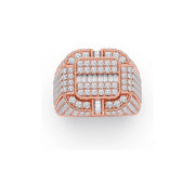 Bold Diamond Ring for Men – Yellow Gold Luxury Statement Ring | JewelVerra