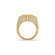 Bold Diamond Ring for Men – Yellow Gold Luxury Statement Ring | JewelVerra