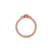 Three Oval Diamond Ring in Yellow Gold – Classic & Elegant Design | JewelVerra