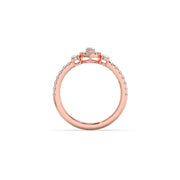 Marquise Halo Diamond Ring in Yellow Gold – Elegant Statement Ring | JewelVerra