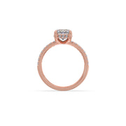 Emerald-Cut Diamond Solitaire Ring in Yellow Gold – Classic Elegant Engagement Style | JewelVerra