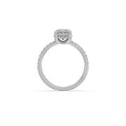 Emerald-Cut Diamond Solitaire Ring in Yellow Gold – Classic Elegant Engagement Style | JewelVerra