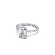 Emerald-Cut Diamond Solitaire Ring in Yellow Gold – Classic Elegant Engagement Style | JewelVerra