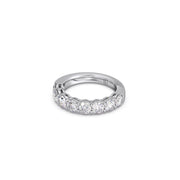 Classic Round Diamond Band in Yellow Gold – Full Eternity Style | JewelVerra