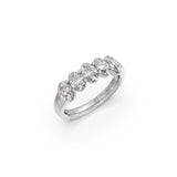 5 Oval-Cut Diamond Ring in Yellow Gold | JewelVerra