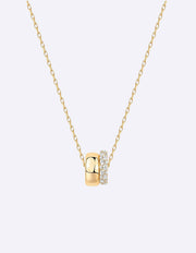 Petal Twist Diamond Pendant – 14K Gold Necklace for Women | JewelVerra