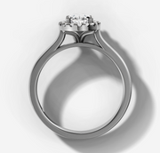 Oval Halo Diamond Ring | Jewelverra