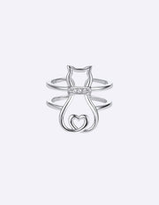 Petal-Inspired Floral Ring in Yellow Gold