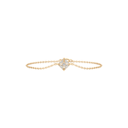 Yellow Gold Star Diamond Charm Bracelet – Dainty Elegant Design | JewelVerra