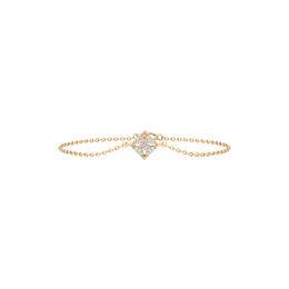 Yellow Gold Star Diamond Charm Bracelet – Dainty Elegant Design | JewelVerra