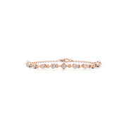 White Gold Diamond Bracelet – Multi-Shape Diamond Design for Women | JewelVerra