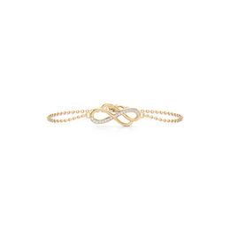 Infinity Diamond Bracelet in Yellow Gold | Love & Forever Symbol | JewelVerra