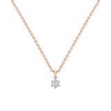 Classic Bloom Diamond Pendant – Elegant White Gold Necklace | JewelVerra