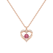 Minimal Heart Diamond Earrings – Dainty Rose Gold Fashion | JewelVerra