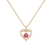 Minimal Heart Diamond Earrings – Dainty Rose Gold Fashion | JewelVerra