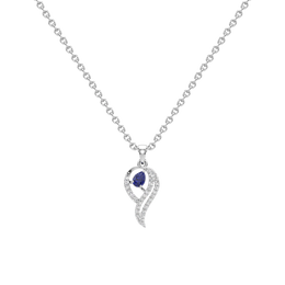 Elegant Loop Pendant – Stylish White Gold Statement Jewelry | JewelVerra