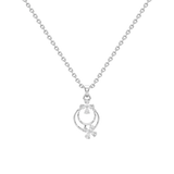 Golden Bloom Diamond Pendant – 18K Floral Necklace for Women | JewelVerra