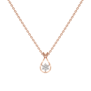 Modern Bloom Studs – Sleek Rose Gold with Certified Diamonds | JewelVerra