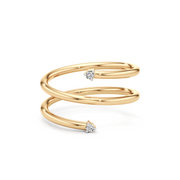 Classic Tear Drop Necklace – 14K Diamond Pendant in Gold Finish | JewelVerra