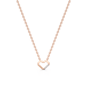 Starry Bloom Pendant – 14K Yellow Gold Necklace with Diamond Sparkle | JewelVerra