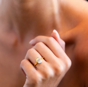 Bezel Oval Diamond Ring | Jewelverra
