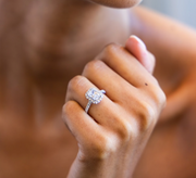 Radiant Halo Diamond Ring | Jewelverra