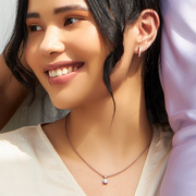 White Gold Solitaire Diamond Pendant Necklace – Classic Everyday Elegance | JewelVerra